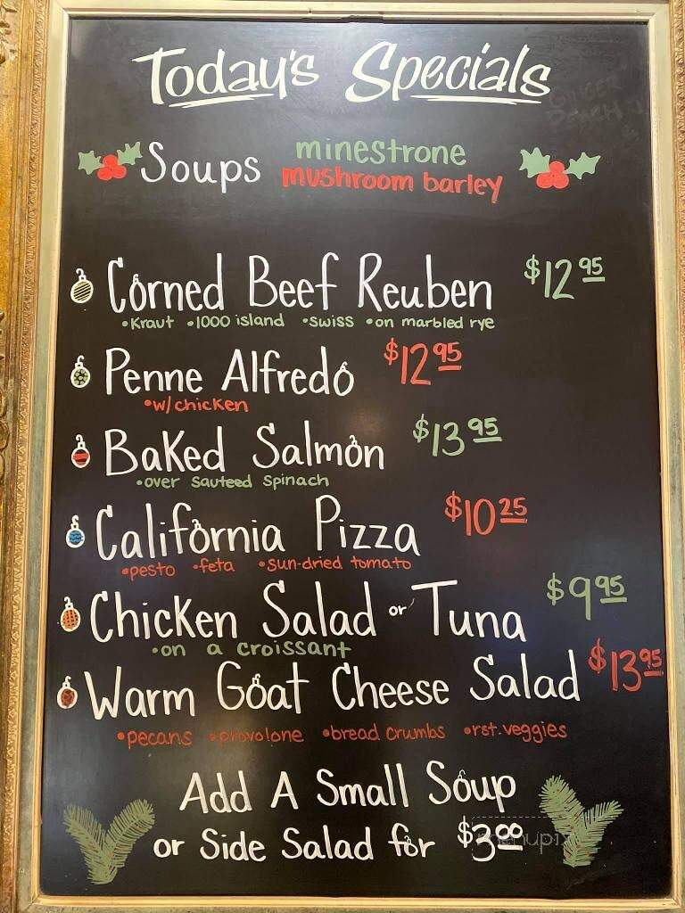 Caffe Tosi - St Joseph, MI menu_pic