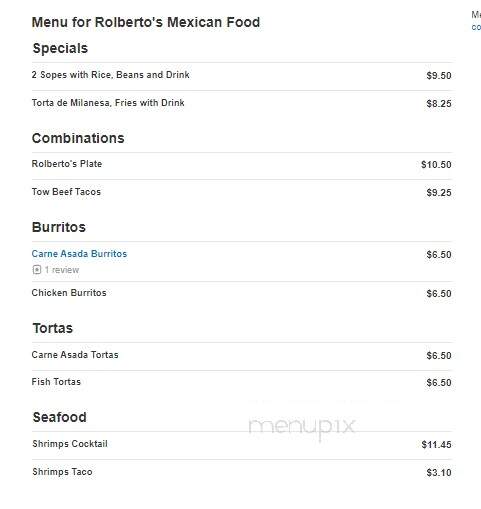 Rolberto's Mexican Food - Twin Falls, ID