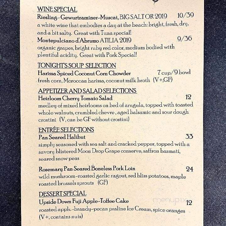 Bandaloop - Kennebunkport, ME menu_pic