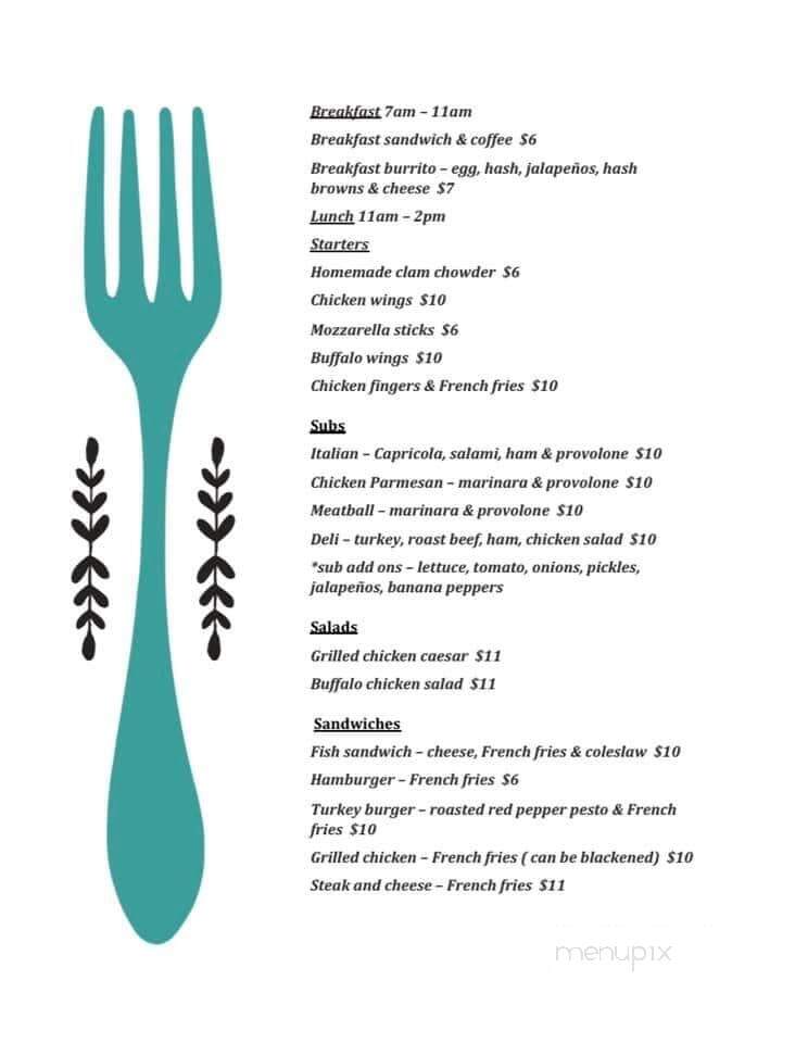Plane View - Vineyard Haven, MA menu_pic