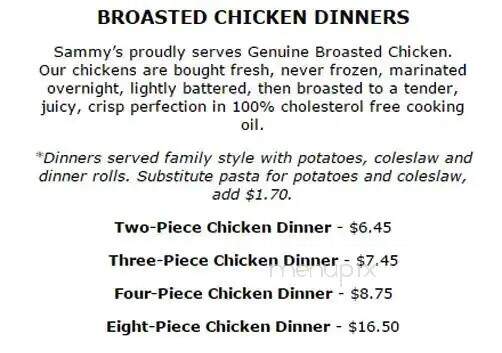 Sammy's Pizza - Cloquet, MN menu_pic