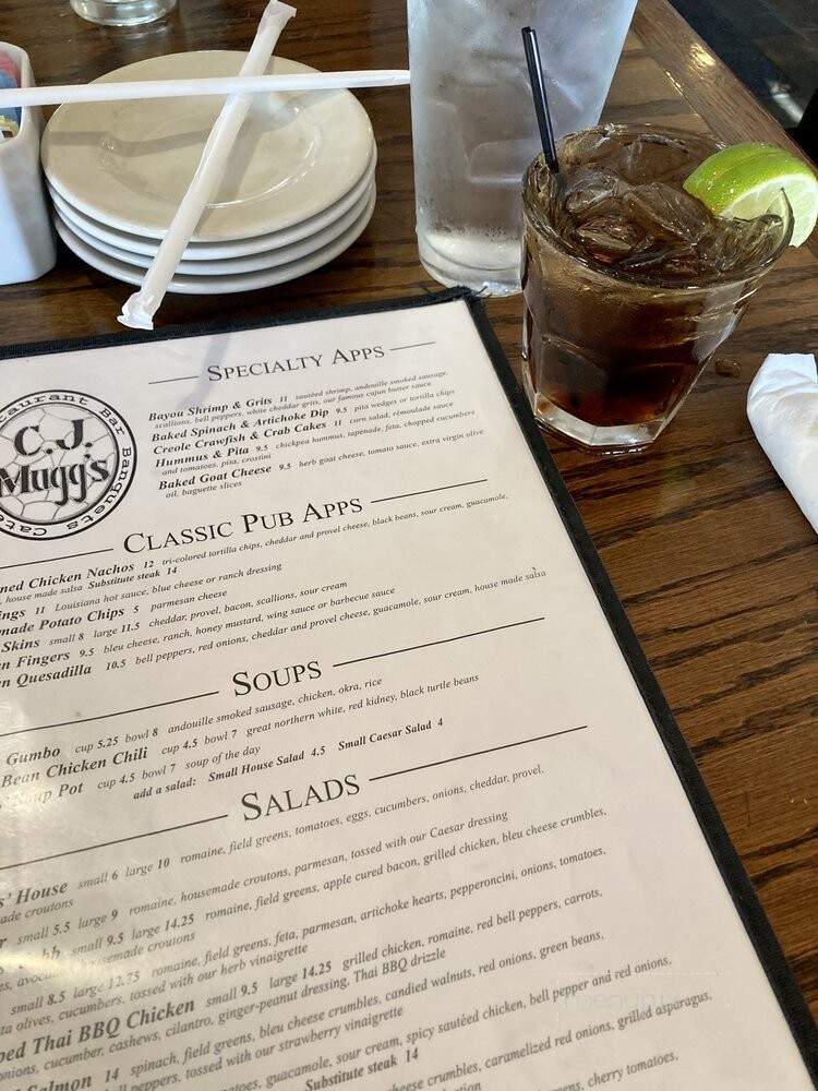 C J Muggs Restaurant & Bar - Clayton, MO menu_pic
