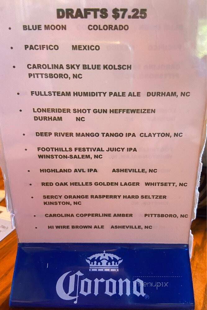 Howard's Pub & Raw Bar Restaurant - Ocracoke, NC menu_pic