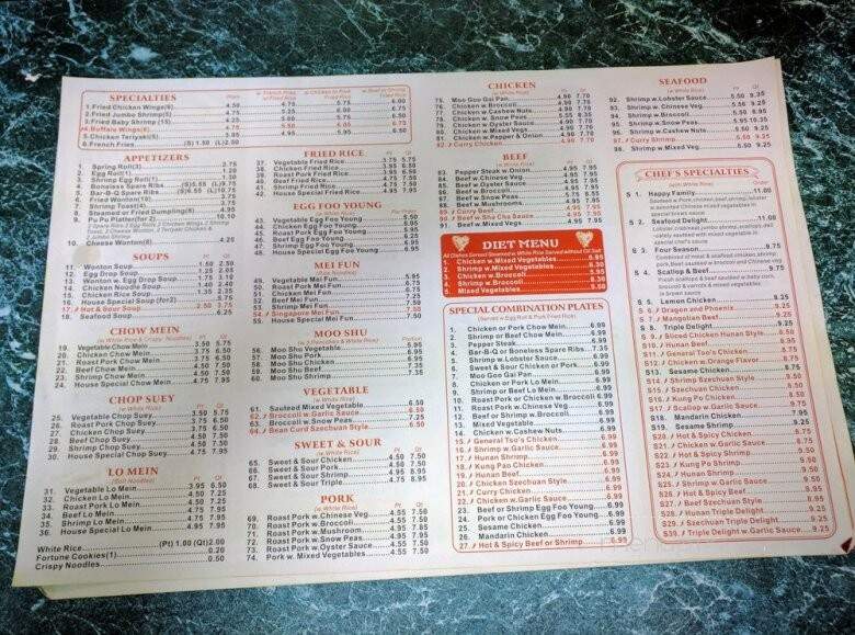 Hot Wok - Lumberton, TX menu_pic
