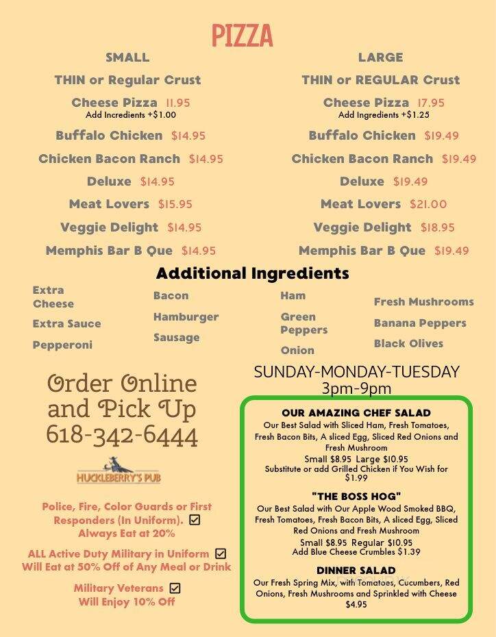 Huckleberry Pub - Mounds, IL