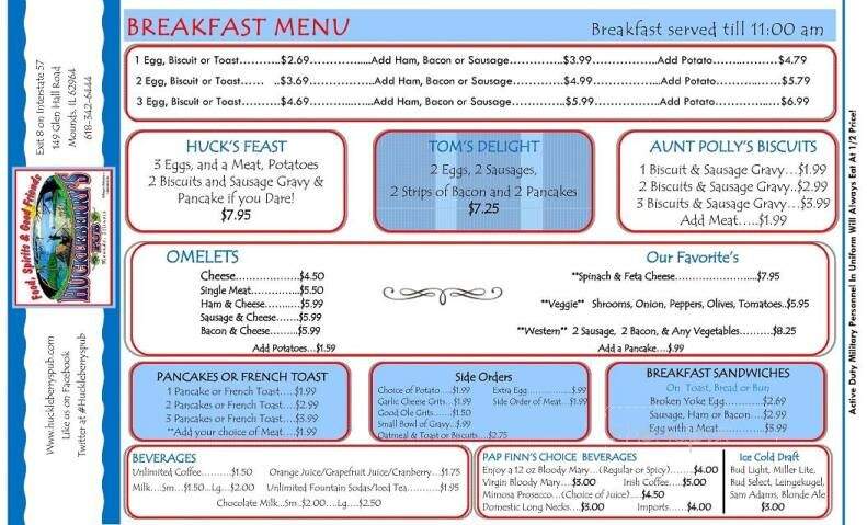 Huckleberry Pub - Mounds, IL