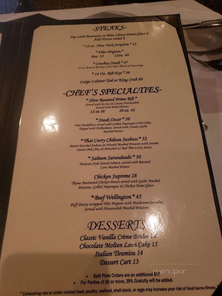 DeSimone's Steakhouse - Henderson, NV menu_pic