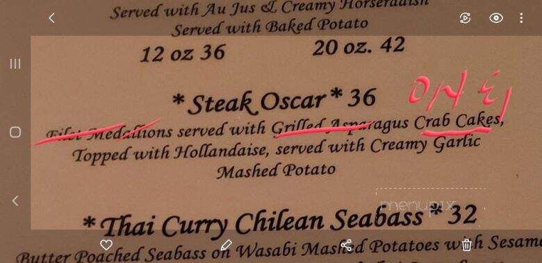 DeSimone's Steakhouse - Henderson, NV menu_pic