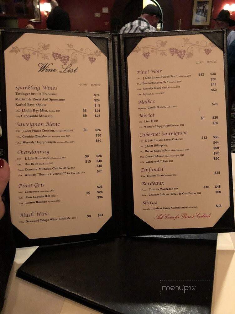 DeSimone's Steakhouse - Henderson, NV menu_pic