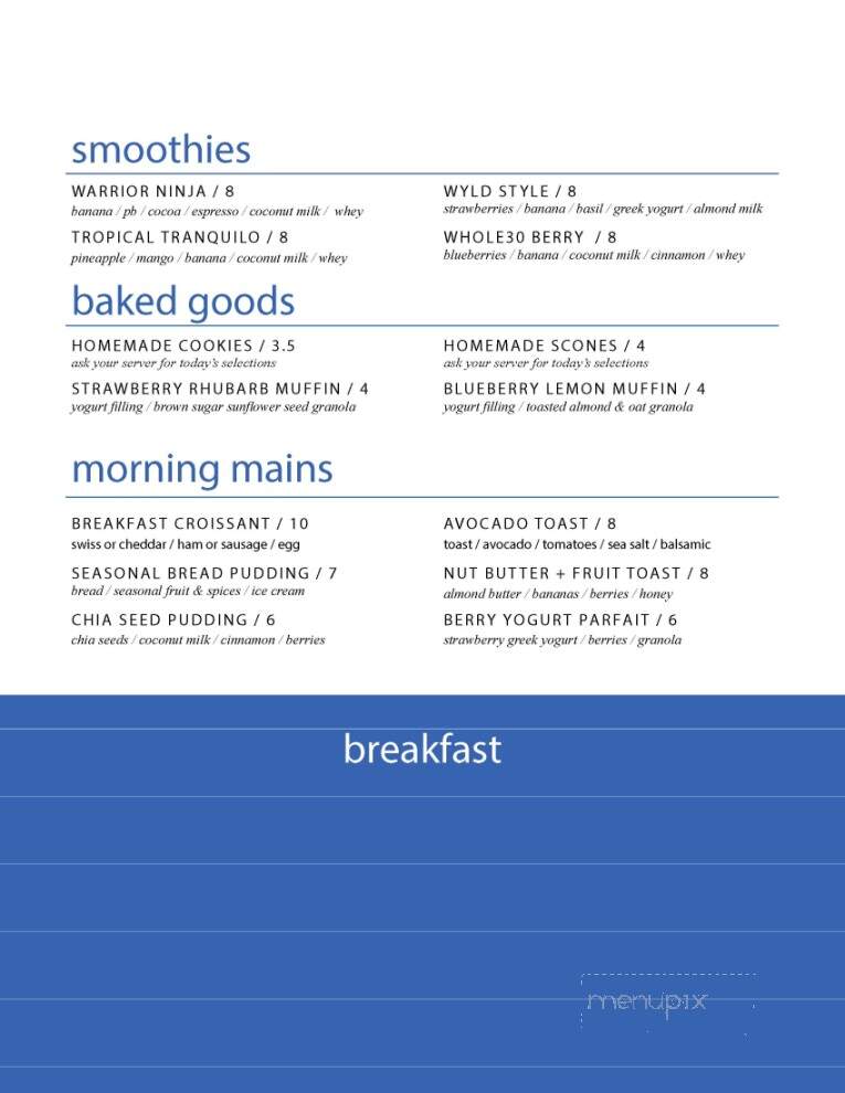 NoPo Coffee - Grand Rapids, MN menu_pic