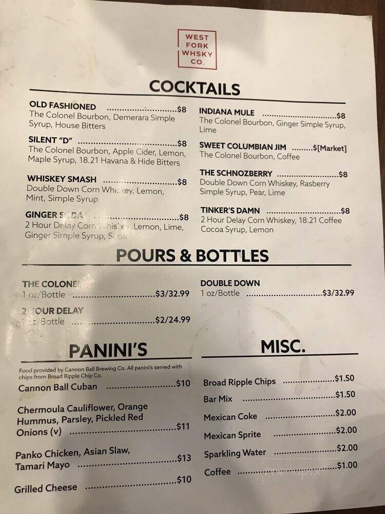 West Fork Whiskey - Indianapolis, IN
