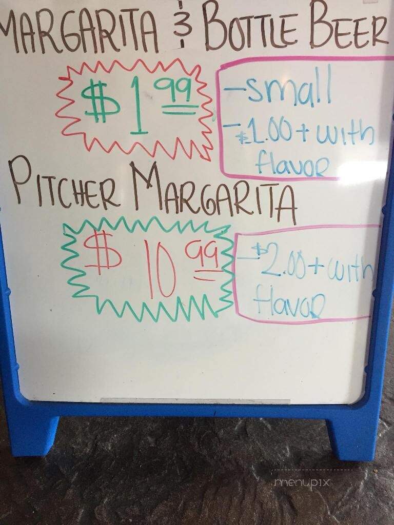 Pablo's Authentic Mexican Restaurant - Clarksville, TN menu_pic