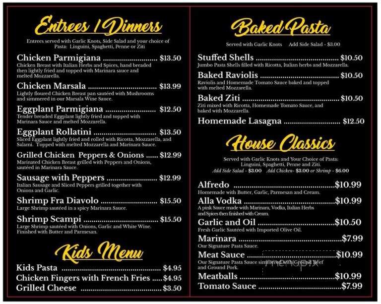 Danny's Pizza - Murrells Inlet, SC menu_pic
