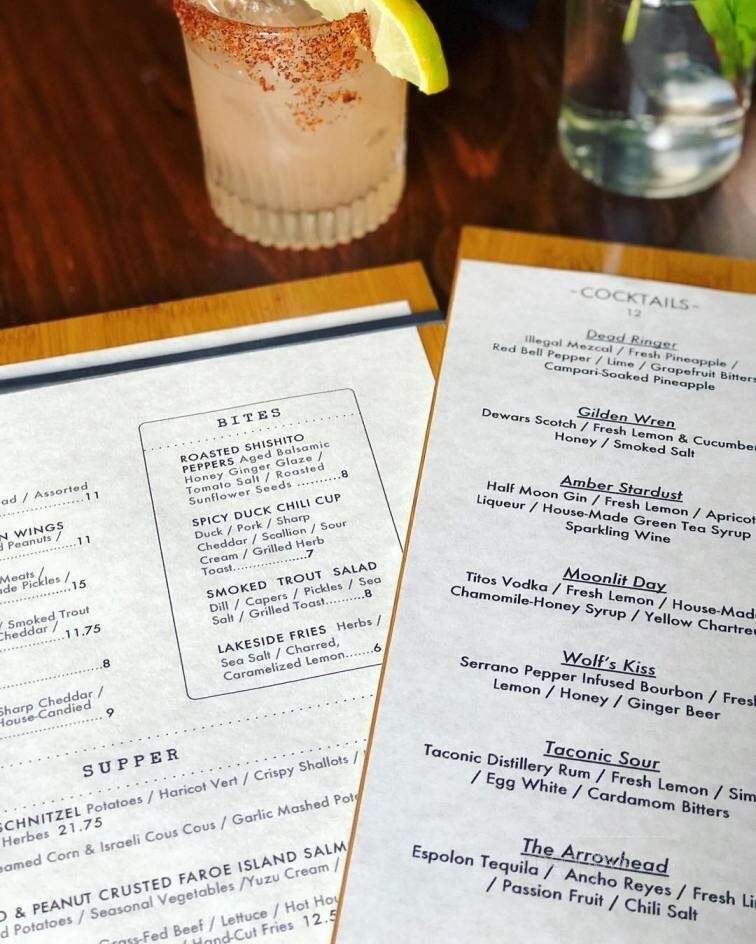 Vanderbilt Lakeside Bar Room & Guesthouse - Philmont, NY menu_pic