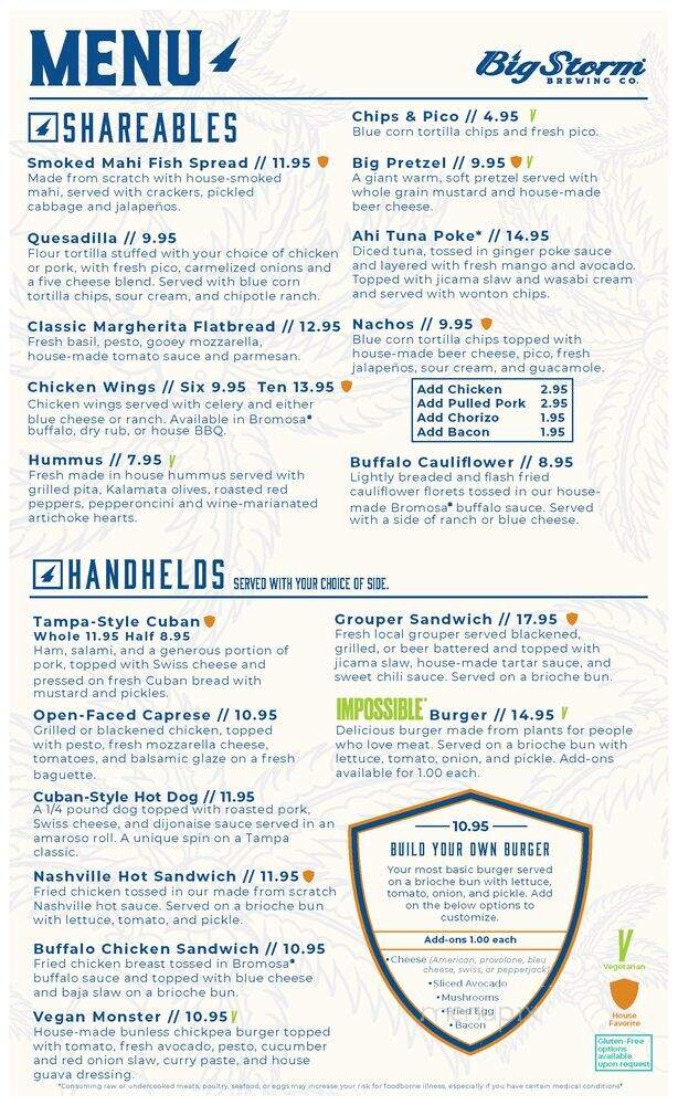 Big Storm Brewery- Cape Coral - Cape Coral, FL menu_pic