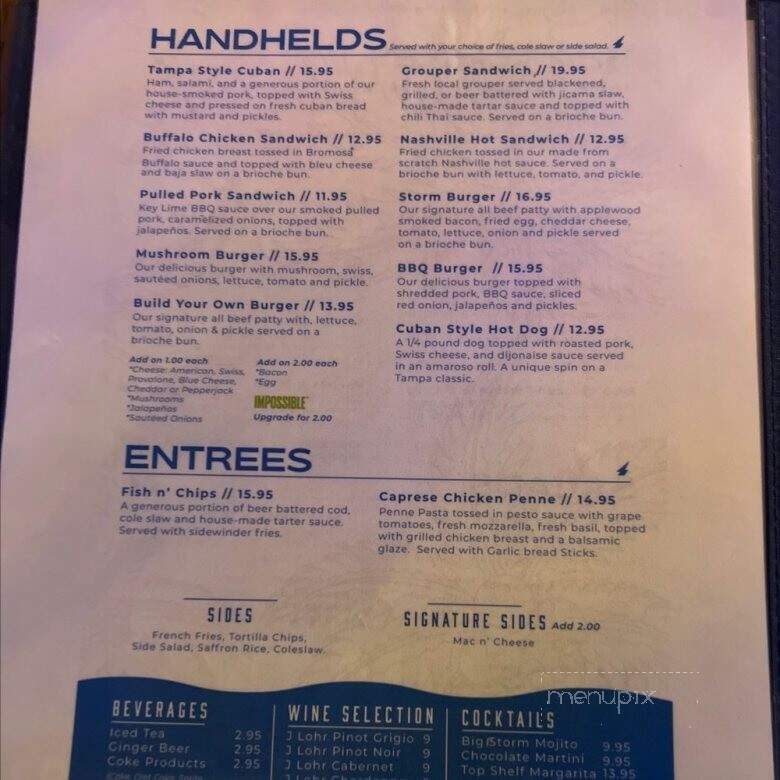 Big Storm Brewery- Cape Coral - Cape Coral, FL menu_pic