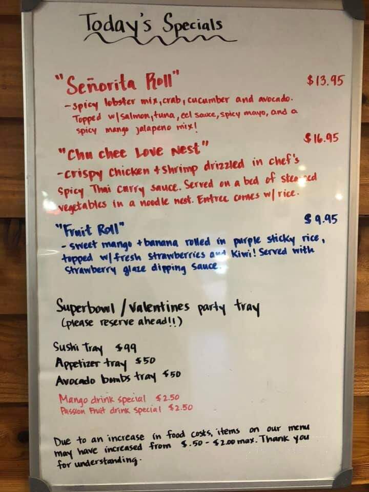 Southern Chopstix - Pinebluff, NC menu_pic