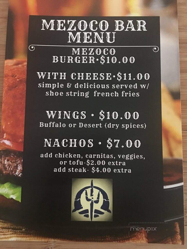 Mezoco Taco Truck - Montclair, NJ menu_pic