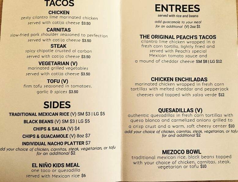 Mezoco Taco Truck - Montclair, NJ menu_pic