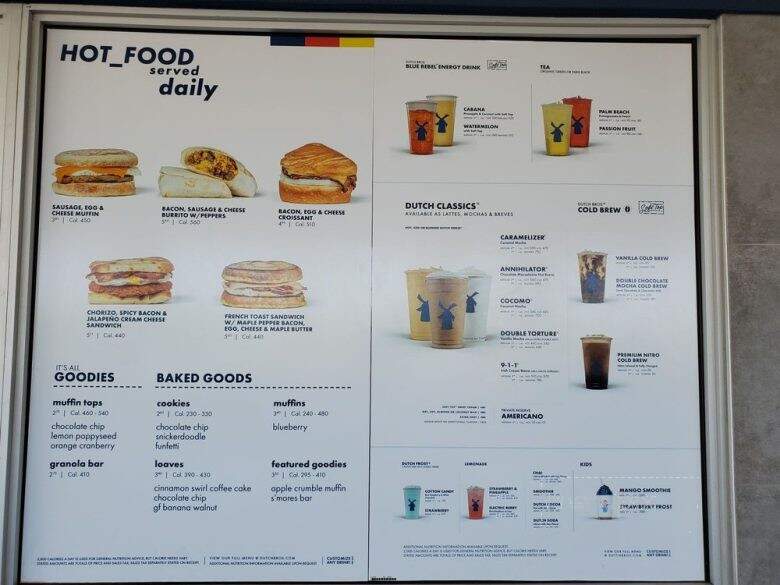 Dutch Bros Coffee - Glendale, AZ menu_pic