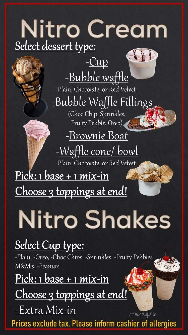Dulce Nitrogen- Ice Cream & Bubble Tea - Pigeon Forge, TN