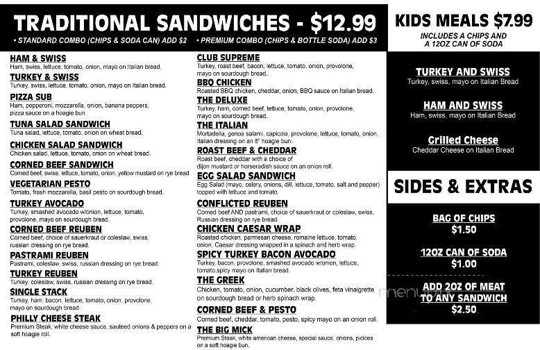 Oak House Deli - Royal Oak, MI menu_pic