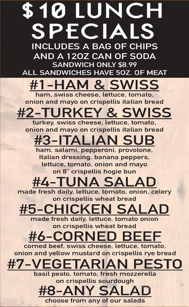 Oak House Deli - Royal Oak, MI menu_pic