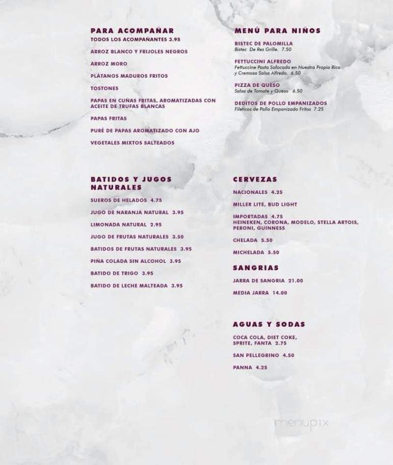 Restaurant Montecatini - Miami, FL menu_pic