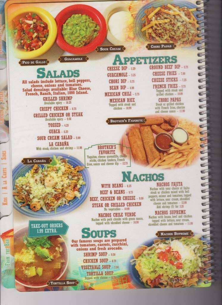 La Cabana Mexican Cuisine - Marinette, WI menu_pic