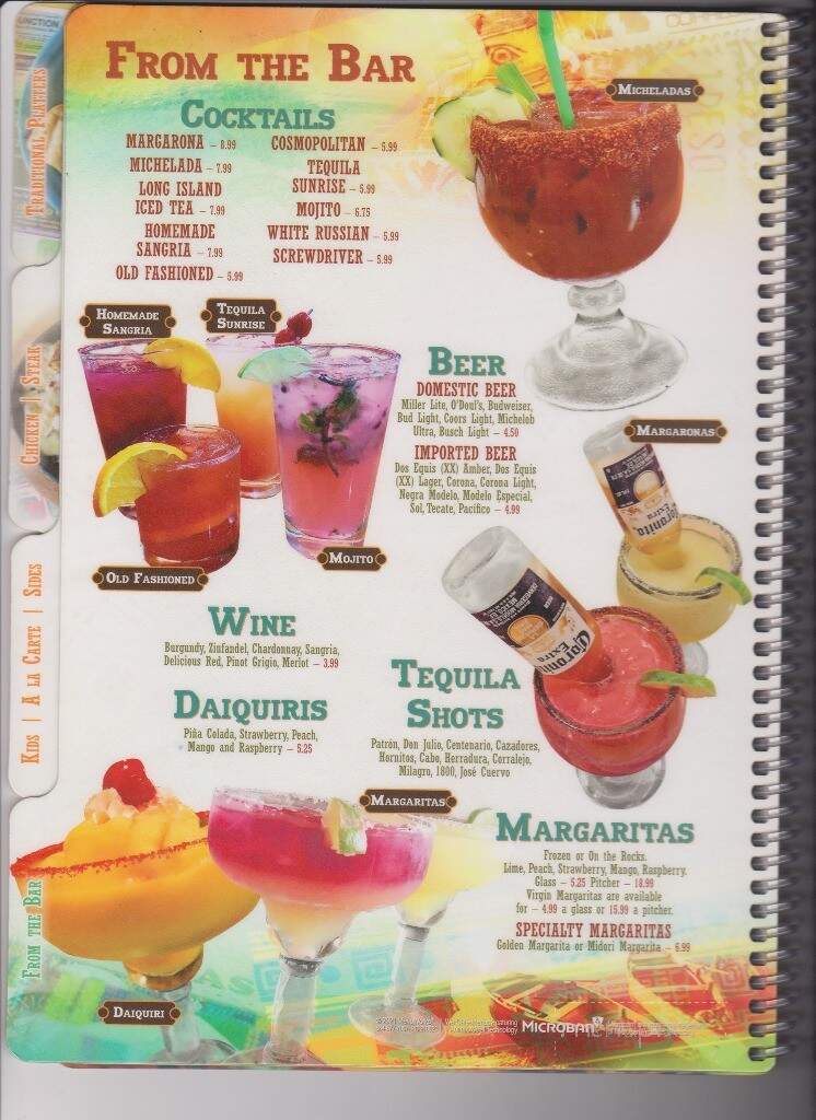 La Cabana Mexican Cuisine - Marinette, WI menu_pic
