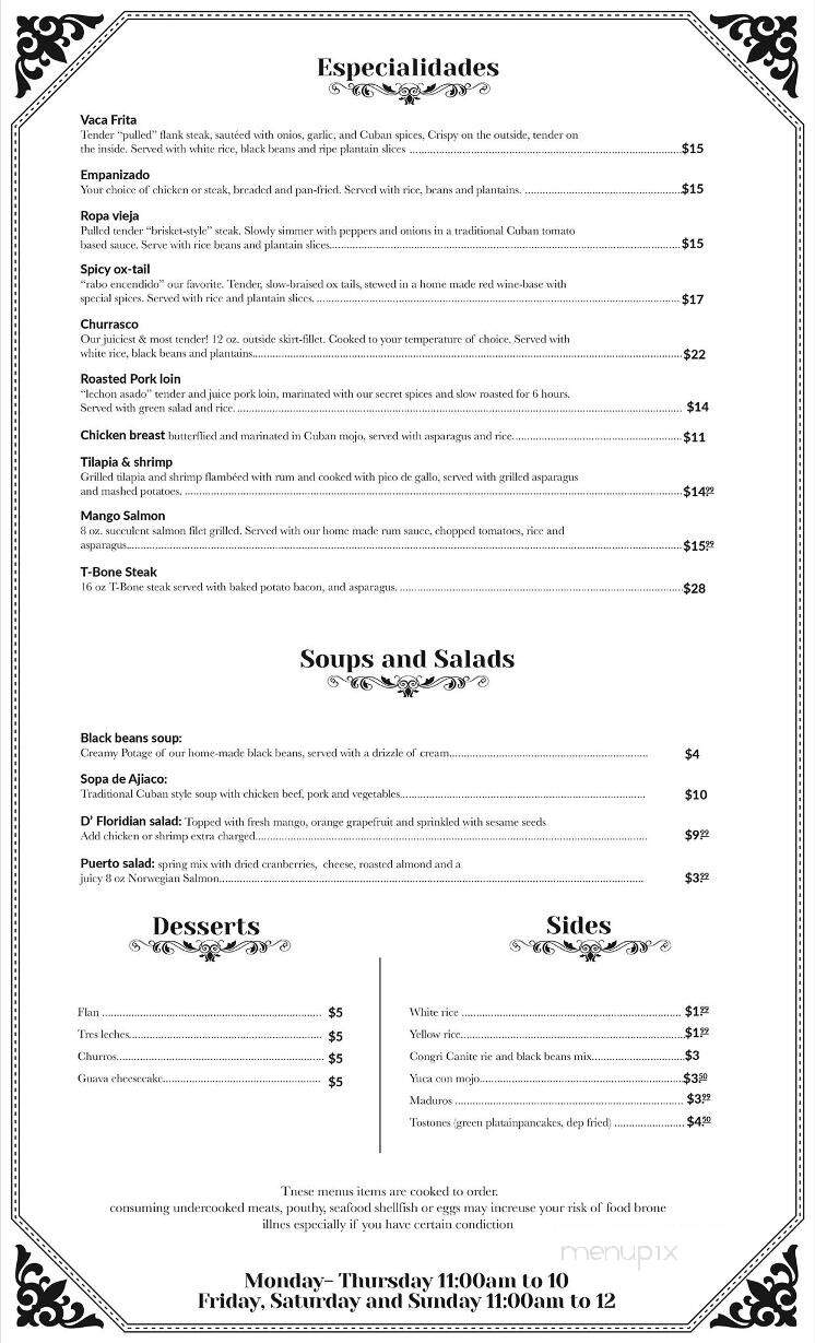 D'Floridian Cuban Cuisine & Bar - Lawrenceville, GA