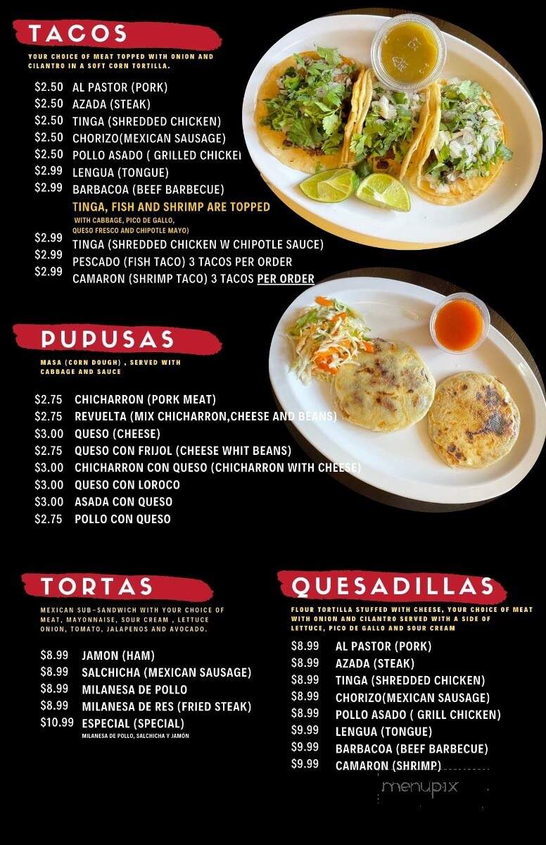 El Guanaco - St. Louis, MO menu_pic
