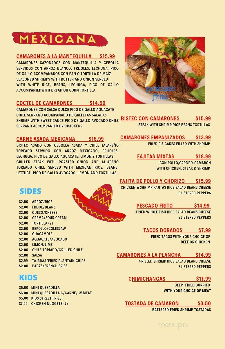 El Guanaco - St. Louis, MO menu_pic
