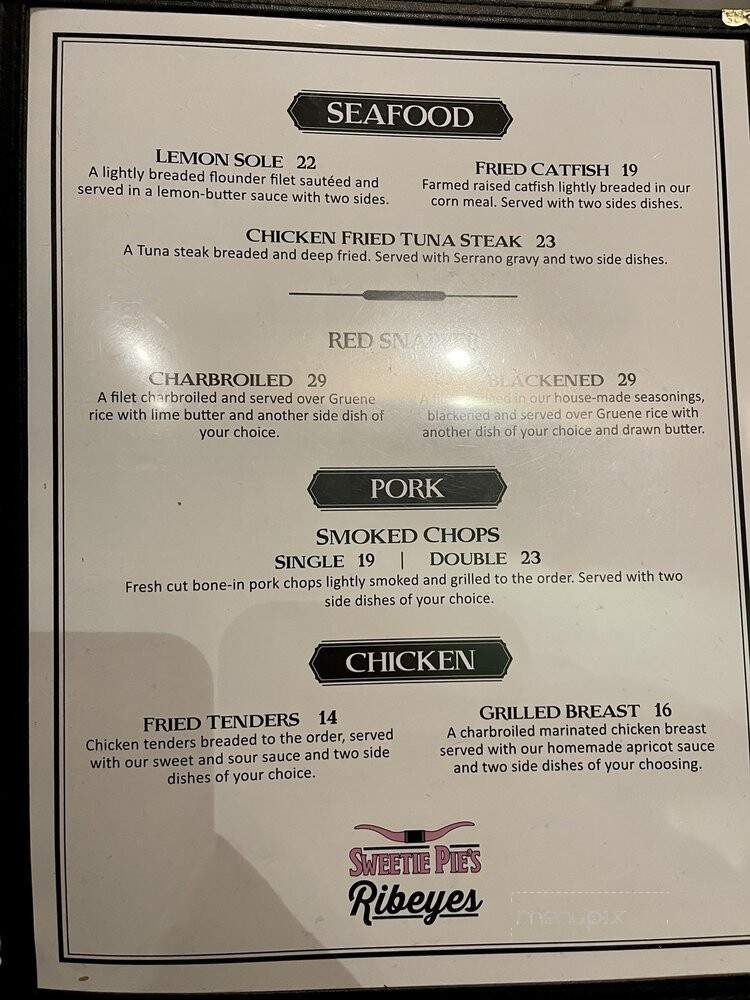 Sweetie Pie's Ribeyes - North Richland Hills, TX