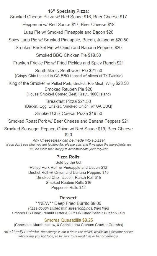 Wolves Away Char Pit - Villas, NJ menu_pic