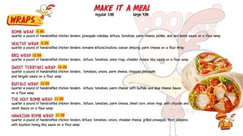 Bomb Chicken - Aiea, HI menu_pic