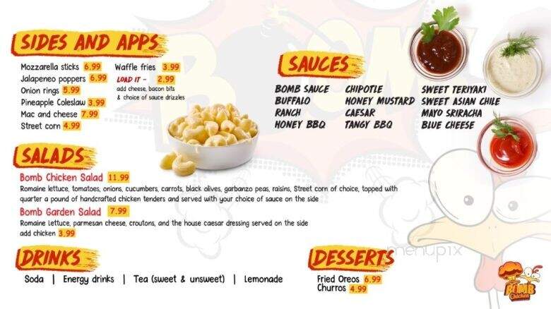 Bomb Chicken - Aiea, HI menu_pic