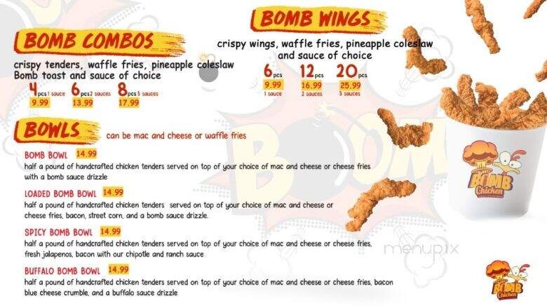 Bomb Chicken - Aiea, HI menu_pic