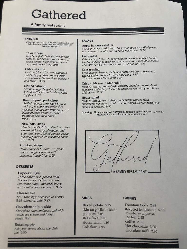 Gathered - Post Falls, ID menu_pic