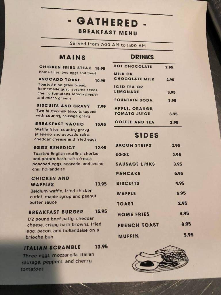 Gathered - Post Falls, ID menu_pic