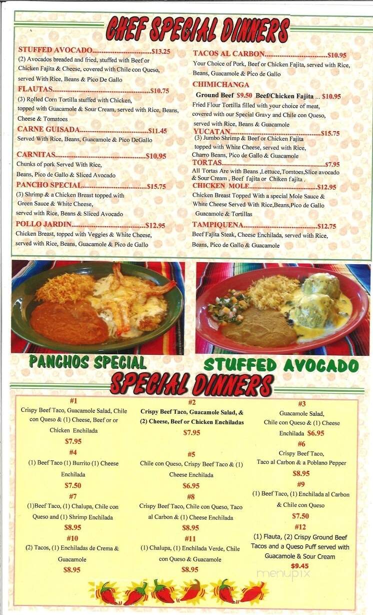 Herrera's Mexican Restaurant - Navasota, TX menu_pic