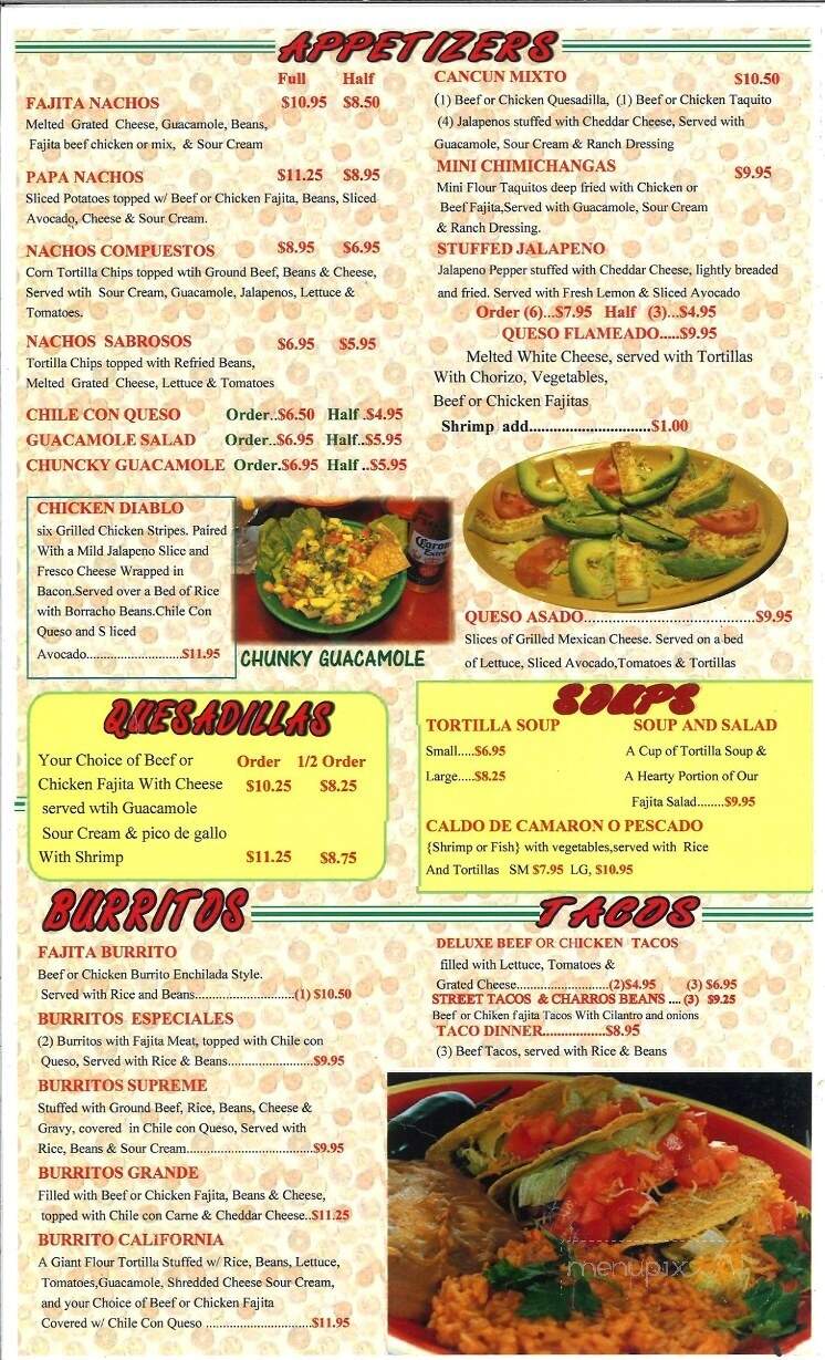 Herrera's Mexican Restaurant - Navasota, TX menu_pic