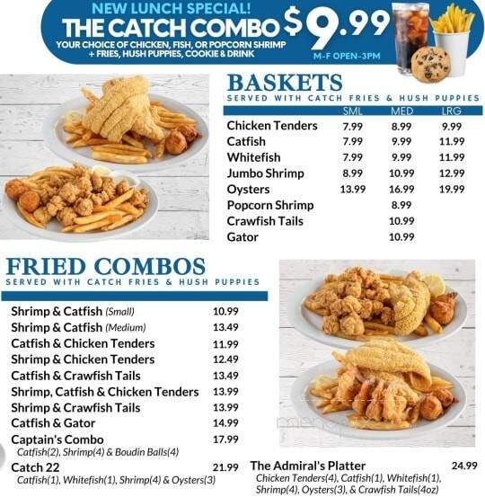 The Catch - Midwest City, OK menu_pic