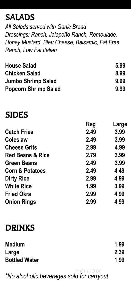The Catch - Midwest City, OK menu_pic