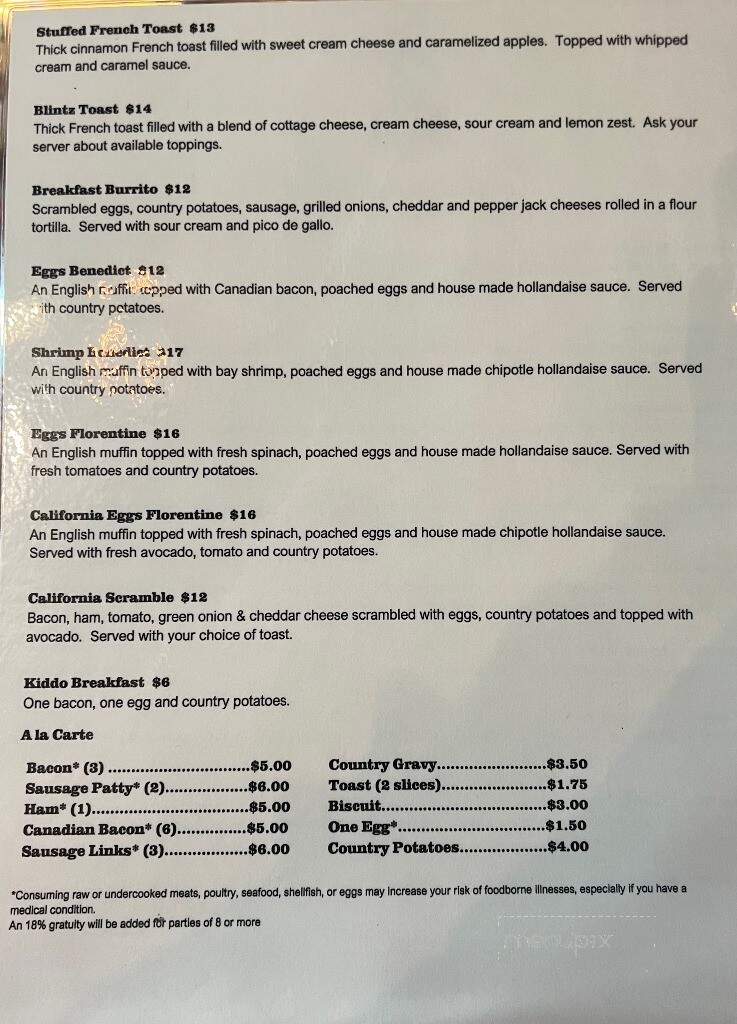 Last Stop Saloon - The Dalles, OR menu_pic