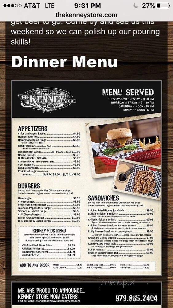 The Kenney Store - Kenney, TX
