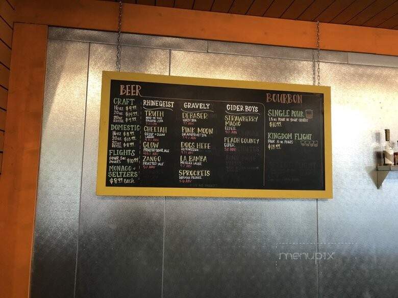 Bourbon Craft House - Louisville, KY menu_pic