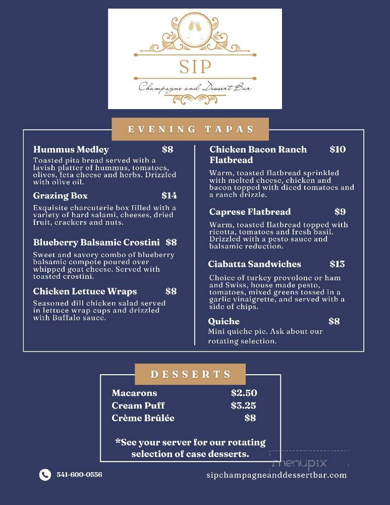 Sip Champagne & Dessert Bar - Eugene, OR