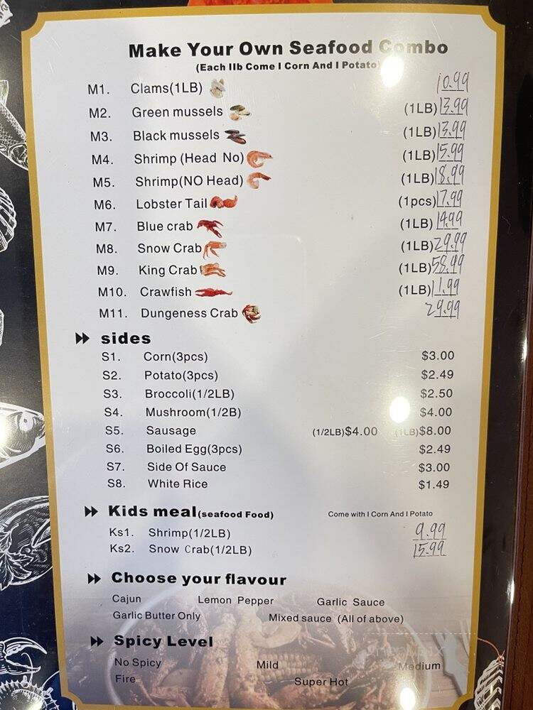 Craving Crab - Weatherford, TX menu_pic