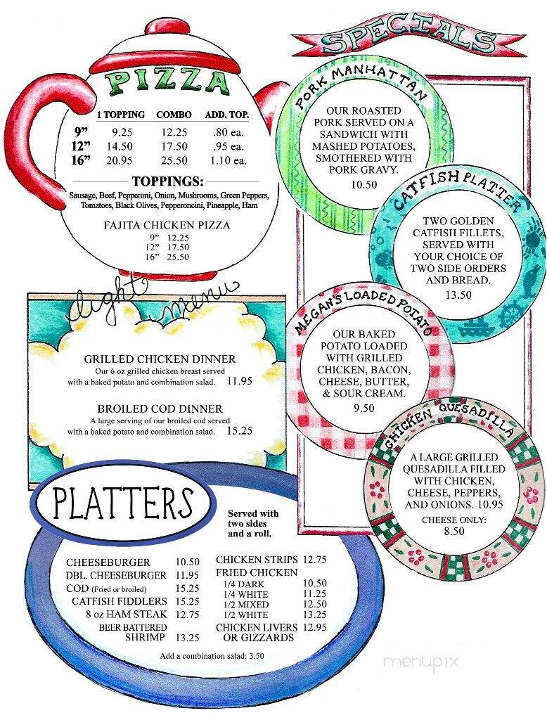 Silver Bell Restaurant - Evansville, IN menu_pic